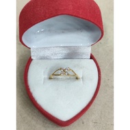 MATA 4-eye children's ring, half a gram light gold