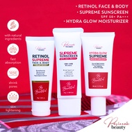 Pasionate Beauty - Retinol Supreme Treatment, Supreme Sunscreen, Hydra Glow Moisturizer (TRIO C)