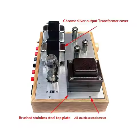 EL84/6P14 Tube Amplifier, 12AX7 & 6N11 Driver, 5Z4P Rectifier, Point-to-Point Wiring with Choke