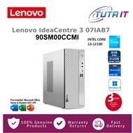 Lenovo IdeaCentre 3 07IAB7 90SM00CCMI SFF Desktop PC Grey ( I3-12100, 8GB, 512GB SSD, Intel, W11, HS