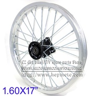 1.60x 17 inch Front Rims Aluminum Alloy Disc Plate Wheel Rims 1.60 x 17"inch for D FORCE DFORCE DEMAK 160  CRF Kayo Apollo BSE Pit Bike Dit Bike  Dforce 160/120