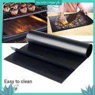 [mxwtnv71rgur] 40cm X 50cm Reusable Non-Stick BBQ Grill Mat Barbecue Baking Liners Microwave Oven To