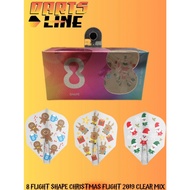 8 FLIGHT SHAPE CHRISTMAS FLIGHT 2019 CLEAR MIX [SEASONAL EDITION]