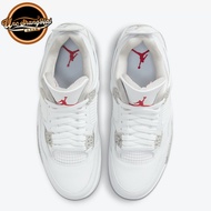 North Carolina University Air Jordan 4 AJ4 White Oreo White Gray Splash Ink Cement CT8527-100