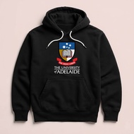 Hoodie the University of ADELAIDE Unisex Sweater Fleece Hoodie Black Black Cloth
