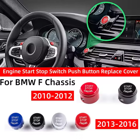Auto Car Start Stop Engine Switch Button for BMW F classis 1 2 3 4 5 6 7 X1 X3 X4 X5 X6 Series F20 F