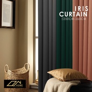 homecurtain - Iris Hook/Eyelet Mix Langsir Blackout Curtain (250cm-260cm)