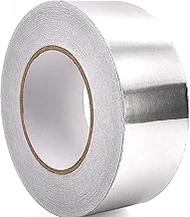 Heavy‑Duty Aluminum Foil Tape, 0.1 mm Thick, 48/60/80/100/150mm × 20 m – High‑Temp Resistant Up To 3