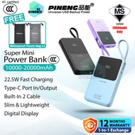 【3C Certified】Pineng PN891 10000mAh Powerbank Fast Charging Pawer Bank Pineng PN892 20000mAh Powerba