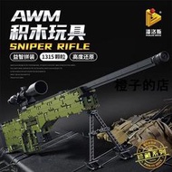 潘洛斯積木AM95式98K積木玩具兒童男孩益智拼裝積木玩具