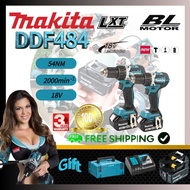 (COD และไม่ให้ออกไป) Markita DDF484 Driver (ในชุดประกอบด้วย: สินค้า 1 ชิ้น แท่นชาร์จ 1 ชิ้น และแบตเต