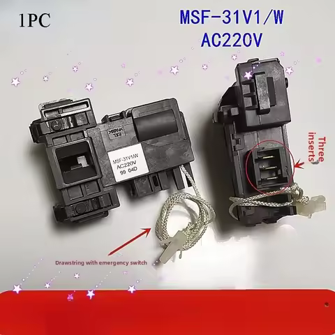 For Panasonic Drum Washer Door Lock Door Switch MSF-34V1/W MSF-31V1/W Original Parts 220V