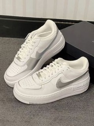 全新🌸 Nike Air Force Shadow 馬卡龍 板鞋 女款 白銀