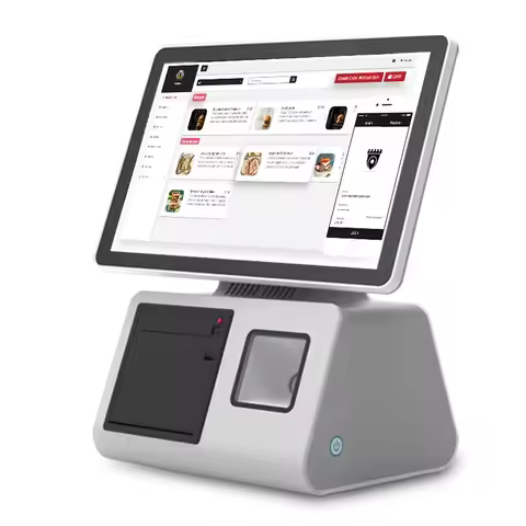 10.1inch capacitive touch screen interactive restaurant self service ordering kiosk payment machine