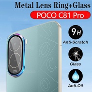 Metal Camera Lens For Xiaomi Poco C 81 C81 Pro C81Pro C81X PocoC81 Pro PocoC81Pro 2026 9H HD Alumini