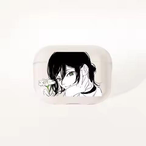 Hot Japan Anime Cool Girl Anime Soft Silicone TPU Case For AirPods Pro3 2 1 AirPods 4 3 2 1 Transpar