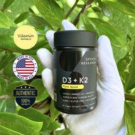 D3+K2 (125 mcg/60 softgels) by Sports Research Vitamin D(5000IU) K
