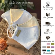 Cloth mask for babies from antique SILK, 100% natural SILK, 3 layers of antibacterial, skin care, hi