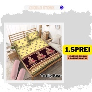 KATUN Cotton Sheet Size 180X200CM TEDDY BEAR MOTIF