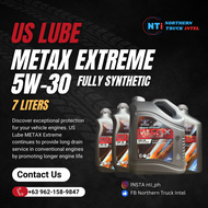 US LUBE METAX EXTREME 5W-30 API CK-4/SN 7L Fully Synthetic Supreme Engine Oil Extreme Performance