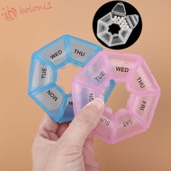 [READY STOCK] Weekly Medicine Pill Box 7 Day Weekly Portable Tablets Storage Container Health Care Vitamins Pill Dispenser