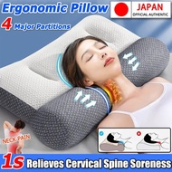 Slow Rebound Memory Foam Orthopedic Pillow Anti Snore Cervical Support Pillow for Side Back Sleepers