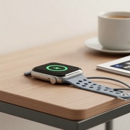 Essager Portable 5W 2-in-1 Wireless Charger, Apple Watch & iOS Compatible, USB-C Interface