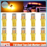 ha 10Pcs W5W 10-7014 SMD Car T10 LED 194 168 Wedge Replacement Roof Top Cab Marker Running Light Bul