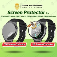 Screen Protector for GOOJODOQ Watch, 3D PMMA Full Cover Film, TPU Soft Tinted (FB060 FB059 FB058 FB0