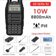 HT HANDY TALKY JANGKAUAN LUAS 100KM UV-20 PRO 80W BATEREI JUMBO 24000M
