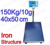 เครื่องชั่งดิจิตอลตั้งพื้น MACATA Iron Steel TZ Series platform weighing scale 150kg/10g โครงสร้างเห