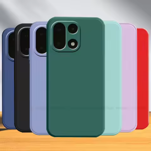 For Oneplus 15 Case Cover Oneplus 15 Capas New Original Liquid Silicone Phone Back Bumper TPU Shockp