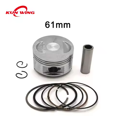 61mm Piston Kit (Pin 15mm) Ring for GY6 125cc 150cc 180cc 1P52QMI 1P57QMJ Engine Scooter ATV