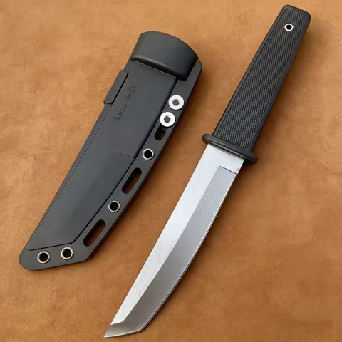 58HRC Fixed Blade Knife Outdoor Camping Survival Hunting Jungle Knife, with Sheath, Light Weight, St