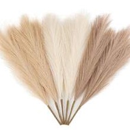 40/30/20/10pcs Artificial Pampas Grass, 54cm (21.27 Inches) Tall. Fluffy Silk-Like Artificial Pampas