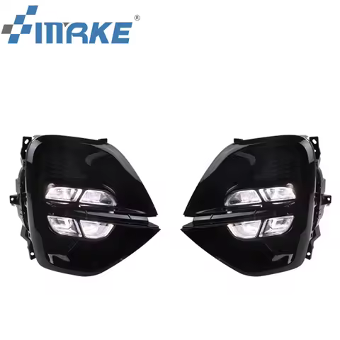 Smrke drl 2pcs LED Daytime Running Light DRL LED Day Light Front Bumper Head Fog Lamp White For Kia 