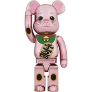 [現貨全新]Bearbrick 1000% 招財貓 桃金千万兩