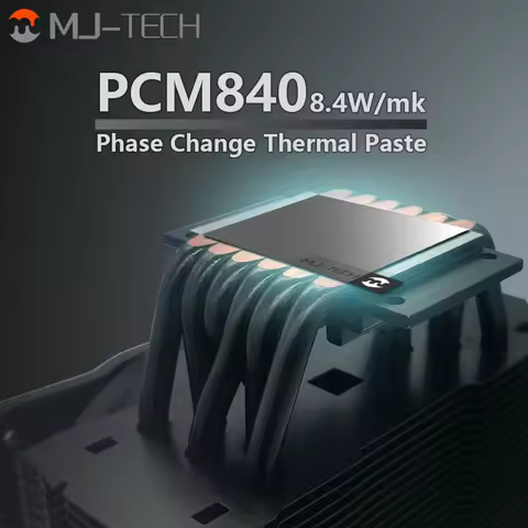 MJ-TECH PCM840 Solid Silicone Thermal Grease Pad 8.4W Phase Change Thermal Paste For Desktop PC Lapt