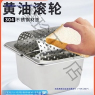 201 Street Butter Burger Roller American Style Apply Stainless Steel Stall Roller Burger Shop Tool J