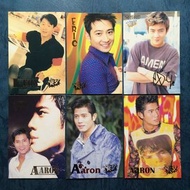 HKD35共6張-YES 燙金咭 黎明+孫耀威+陳冠希+郭富城 90年代 YES/明星 咭/卡/CARD 共6張, 若散買每張20元. 