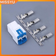 MISSYU 1Set 4-Pin Power Connector Plug For  IC-7000 IC-7100 IC-7400 IC-7600 YAESU FT-450 KENWOOD TS-