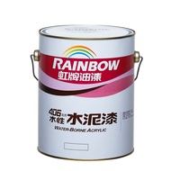 【Rainbow虹牌油漆】406 水性水泥漆-有光/平光(多色任選)｜04900081-115