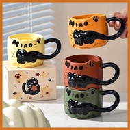 gift mug cute cat mug couple cawan exchange kids mug coffee cute mug ceramic