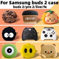 for Samsung Galaxy Buds2/buds  2Pro Shockproof Headphone Case Cover Galaxy Buds 2 pro Shockproof Sil