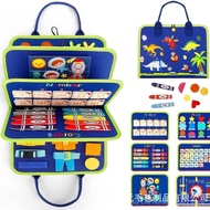 New Multi-Page Felt Busy Board Montessori Montessori Toy Dressing Board Children's Felt Learning Boa