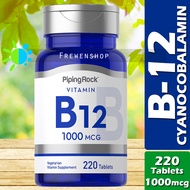 VITAMIN B-12 as Cyanocobalamin 1000mg x 220 Tablets B12 B 12 Supplement