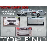 TOYOTA CAMRY XV40 ACV40 FACELIFT 2009-2011 OE STYLE BODYKIT BUMPER SKIRT LIP OEM FRONT SKIRT SIDE SK