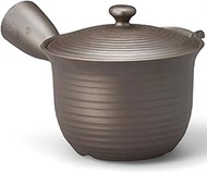 J-kitchens Tokoname Pottery Teapot, Simple, Easy to Use, 12.8 fl oz (380 cc), Made in Japan