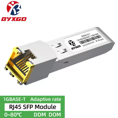 10/100/1000M Adaptive BASE-T RJ45 SFP Module For Arista/Dell/Cisco Switch/Router SFP To RJ45 Etherne