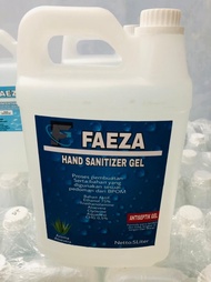 Hand Sanitizer Gel Aloevera Jerigen 5 Liter Anti Bakteri Virus